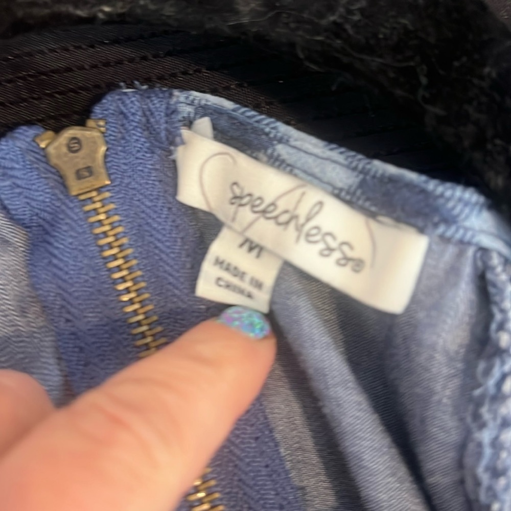 Speechless Plaid Blue Mini Dress - Picture 2 of 5